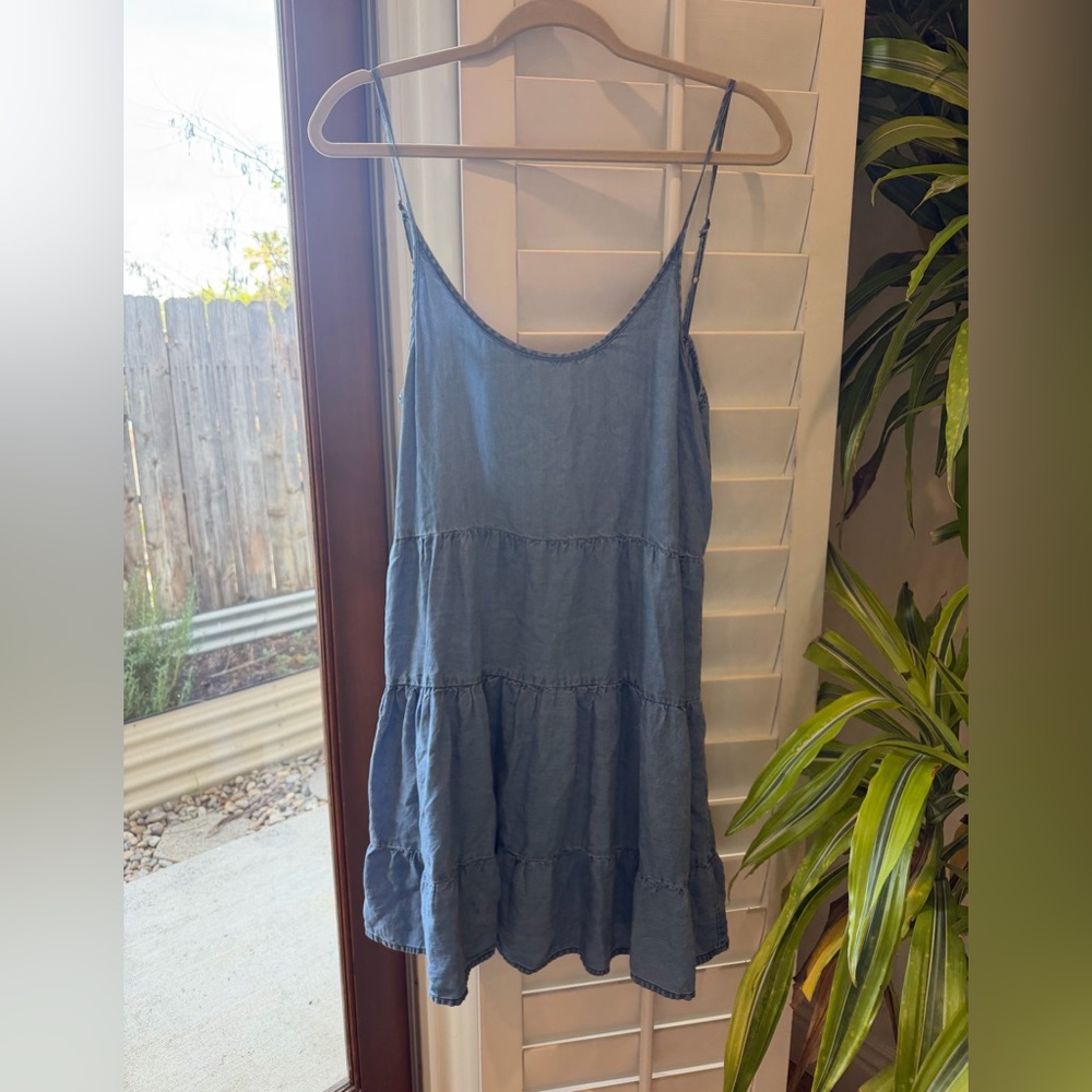 Blue Denim Mini Dress